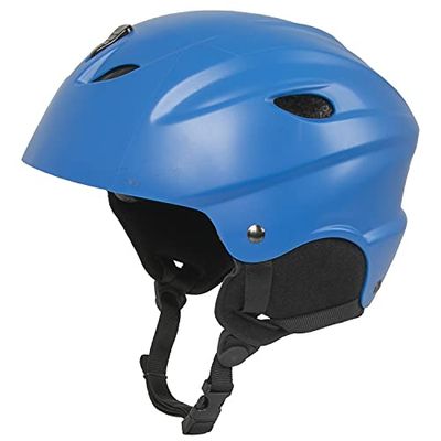 M-Wave Casque de Ski Mixte, Bleu, L
