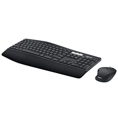 Logitech MK850 Kit Tastiera e Mouse, Layout Americano Qwerty, Nero