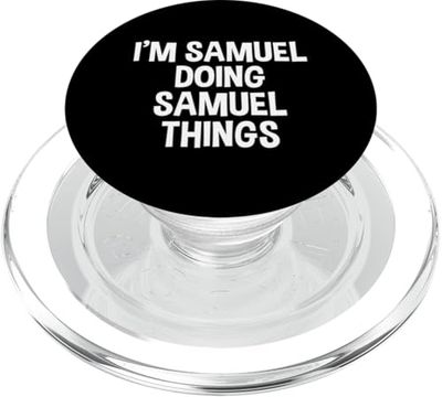 Soy Samuel Haciendo Samuel Cosas Gracioso Dicho PopSockets PopGrip para MagSafe