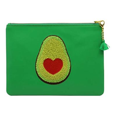 Avocado Chenille Pouch