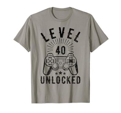 Regalo del 40º cumpleaños de Funny Video Gamer Camiseta