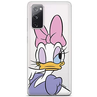 ERT GROUP mobiltelefonfodral för Samsung S20 FE / S20 FE 5G originalt och officiellt licensierat Disney mönster Daisy 003 optimalt anpassad till formen på mobiltelefonen, gedeeltelijk transparant