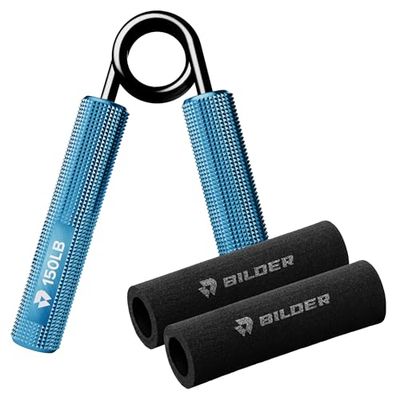 BILDER Handgrijptang van metaal, ideaal voor onderarm-, hand- en polstraining, versterkt de spieren en bevordert het functionele herstel, fitnessapparatuur, weerstand 68 kg