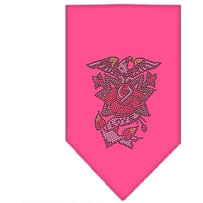 Mirage Eagle Rose - Bandana de Diamantes de imitación, Grande, Color Rosa Brillante
