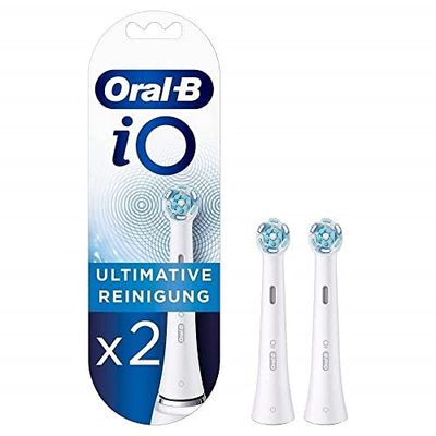 Oral-B iO - Testine di pulizia per una sensazione della bocca, 2 pezzi