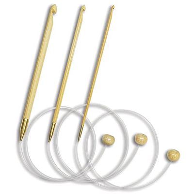 Seeknit - Seeknit (50cm, 3.25mm) Flexible Afghan Crochet Hook - 1 Unit