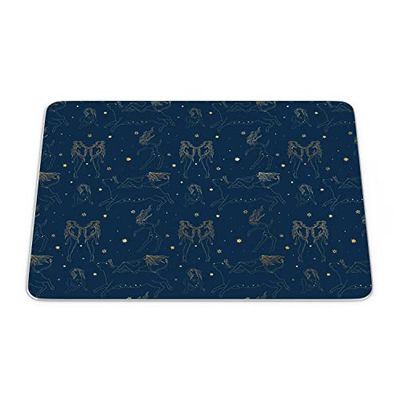 Questo Casa, Tappetino per mouse con stampa digitale, antiscivolo, per ufficio, dimensioni: 22 x 18 cm