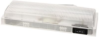 HELLA 2Ja 003 354-001 Éclairage Intérieur - Halogène - 12/24V - 10W - K (10W) - Montage En Saillie/Vissé - Couleur Du Voyant: Limpide - Habitacle - Quantité: 1