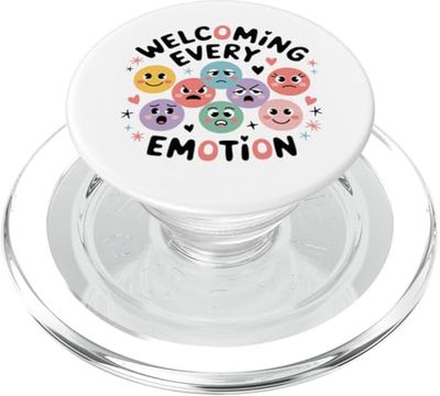 Bienvenida cada emoción PopSockets PopGrip para MagSafe