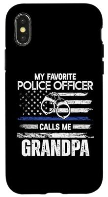 Mi oficial de policía favorito me llama abuelo Carcasa para iPhone X/XS