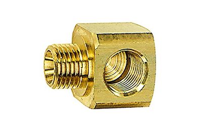 RIEGLER 112580-14.0952 - Distribuidor de rosca en L, G 1/4, SW 22, latón, 1 unidad