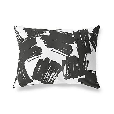 BonaMaison Motif Aléatoire Housse de Coussin Motif, Taie d'oreiller pour Lit Voiture Canapé Maison Salon Chambre, Décoration D'intérieur, 35x50 Cm - Conçu et Fabriqué en Turquie