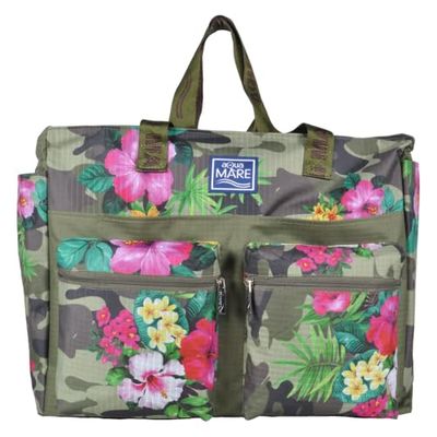 Aqua di Mare 22857 Aqua, Sac de Plage Femme, Army