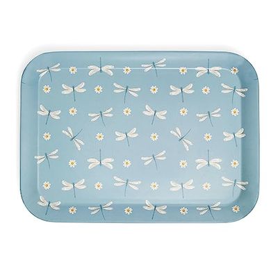 Cooksmart British Designed Large Serving Tray | Dinner Tray For Multiple Uses Around The Home (English Meadow - L)