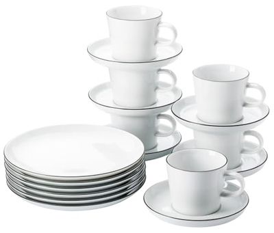 Arzberg Cucina-Basic Colori Black Service à café 18 pièces