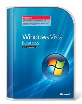 Microsoft Windows Vista Business w/SP1, DVD, Upg, DE