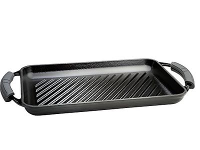 WECOOK Grille rayé 40x22x5 cm Noir