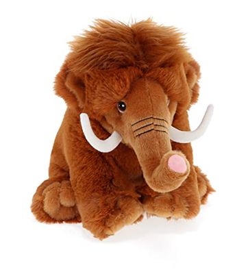 Keel Toys KEELECO - Peluche 100% recyclée - Jouet écologique pour Enfant - Peluche Mamouth 20cm - SE2274