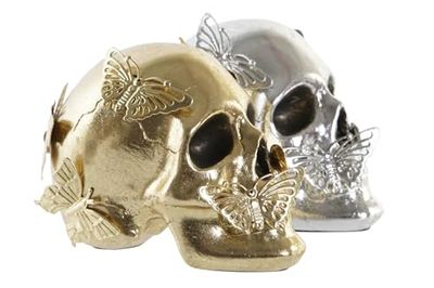 FIGURA RESINA 16,5X10,5X11,5 CALAVERA 2 SURT