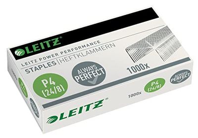 Leitz Staples Zinc-Plated, 24/8mm, 1000pc. , stainless steel