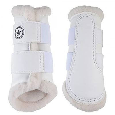 PFIFF 102035 Merida - Polainas de Trabajo Cerradas, Forradas, Color Blanco, Talla L