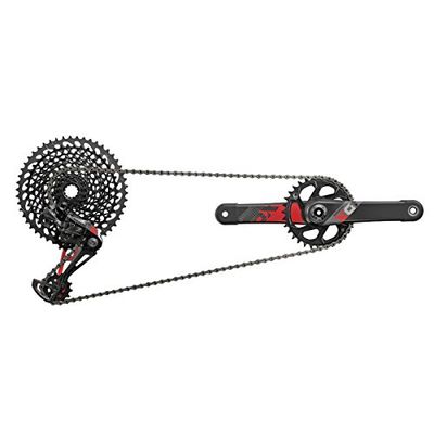 Sram X01 Eagle Dub Boost Group Set Rouge 175 mm