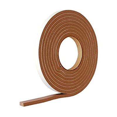 Bulk Hardware bh04941 autocollant PVC haute densité Boudin de porte en mousse, 5 m – Marron, Lot de 2