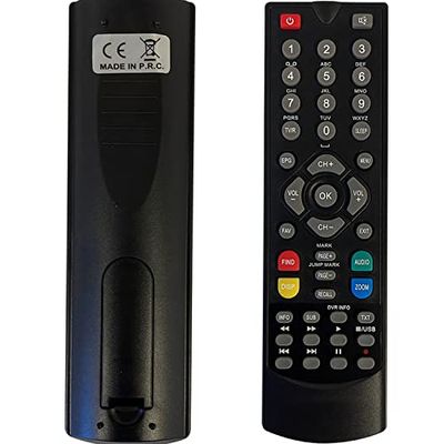 LEYF Afstandsbediening compatibel met apparaten van Avanit Smart, Xoro, Opticum-vervangende afstandsbediening, tv, eenvoudige instelling, hoge kwaliteit