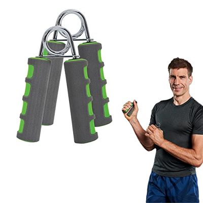 Schildkröt Handspiertrainer set van 2, 4 kleuren karton, antraciet-groen, 960116, eenheidsmaat