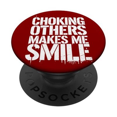 Diseño Frase Divertida Jiu Jitsu Choke MMA PopSockets PopGrip Adhesivo