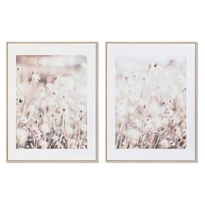 CUADRO PS LIENZO 75X4X100 FLORES ENMARCADO 2 SURT.