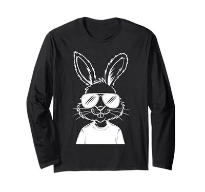 Easter Day Men Women Kids Rabbit Sunglasses Bunny Egg Hunt Maglia a Manica