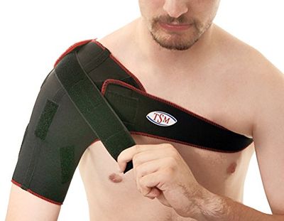 TSM Sportbandagen 2292 - Fascia per Spalle Aktiv, Effetto Compressione, Taglia S