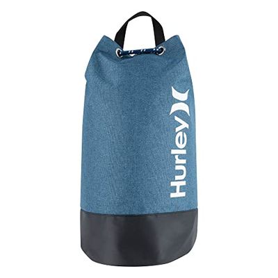 Hurley Unisex Hrla Buot dragsko strandväska, valerianblå HTR, 45 cm (Alto) x 31,8 cm (18 tum) (profundidad), Valerian Blue Htr