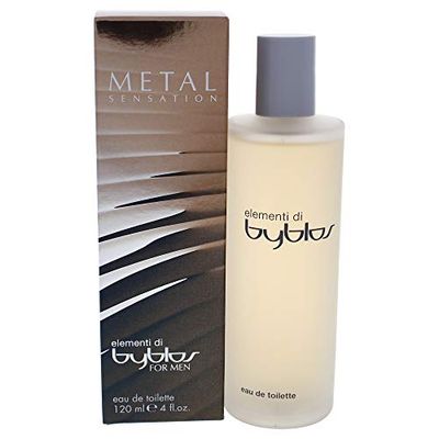 Elementi Di Metal Sensation by Byblos for Men - 4 oz EDT Spray, 8007033788235