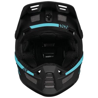 IXS Xult Dh Casco Integral para Bicicleta de montaña, E-Bike, BMX, Unisex Adulto, Laguna Azul, Small