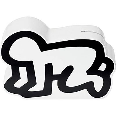 Vilac Keith Haring Coin Collection, Childrens Money Box, Wooden Money Box for Adults and Children, Themed Coin Bank, Multicoloured