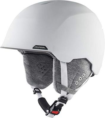 ALPINA Unisexe - Adultes, ALBONA Casque de Ski, White Matt, 57-61 cm