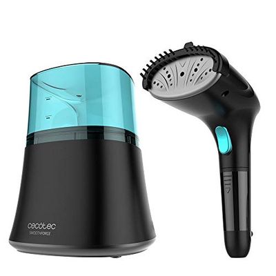 Cecotec Plancha de Vapor Vertical SmoothForce 4000 UltraSteam Black, 1200 W, Presión de Vapor Continuo de 30 g/min, 2 Modos, Lista en 30 Segundos, Cable Extra Largo, Tanque 700 ml