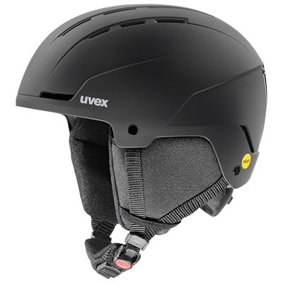 uvex glance MIPS - casco da sci robusto per adulti - regolazione individuale delle dimensioni - aerazione ottimizzata - black matt - 58-62 cm