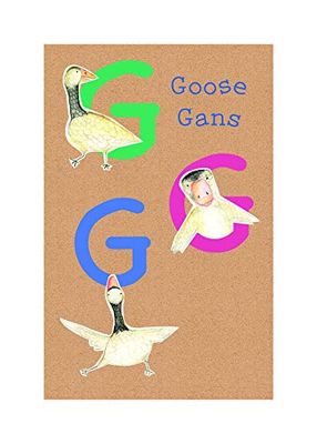 Komar Muurafbeelding | ABC Animal G | Poster, kinderkamer, letters, foto, woonkamer, slaapkamer, decoratie, kunstdruk | zonder lijst | P036G-50x70 | grootte: 50 x 70 cm (breedte x hoogte)