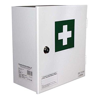 Pk-Mot AS20 verbanddoos, wit, 13x26x24 grootte