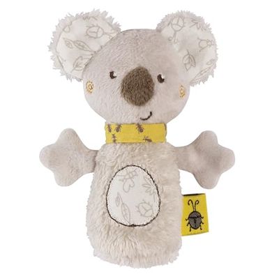 Mini-Rassel Koala – Mini-Greifling zum Rasseln, Fühlen, Spielen mit kuschelweichem Stoff-Tier – EIN treuer Begleiter für Babys und Kleinkinder AB 0+ Monaten