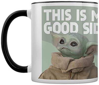 Star Wars: The Mandalorian MGC25850 - Tazza in ceramica da 315 ml, colore: Bianco