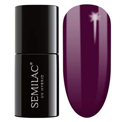 Semilac Vernis à ongles gels semi-permanents UV 083 Burgundy Wine 7ml