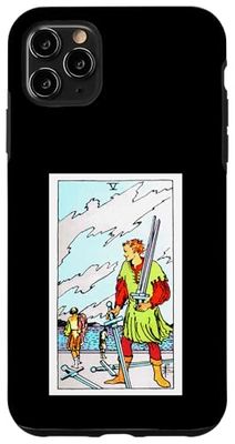Five of Swords - Carta dei tarocchi vintage, motivo: Rider Waite Deck Custodia per iPhone 11 Pro Max