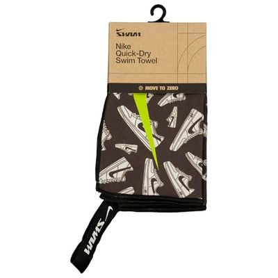 Nike Quick Dry Swim Handdoek Jet Black