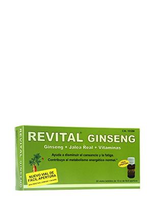 Revital Ginseng+Jalea Real+Vit C 20Amp