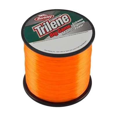 Berkley Trilene® Big Game™, Blaze Orange, 50 pund | 22,6 kg, 275yd | 251 m Monofilament fiskelina, lämplig för saltvatten och sötvattensmiljöer