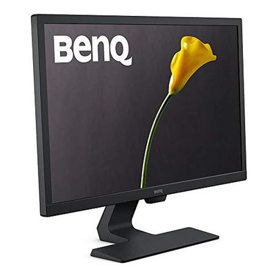 BenQ GL2480 - Monitor Gaming de 24" FullHD (1920x1080, 1ms, 75Hz, HDMI, DVI-D, VGA, Eye-Care, Flicker-free, Low Blue Light, Sensor Brillo Inteligente, antireflejos) - Color Negro